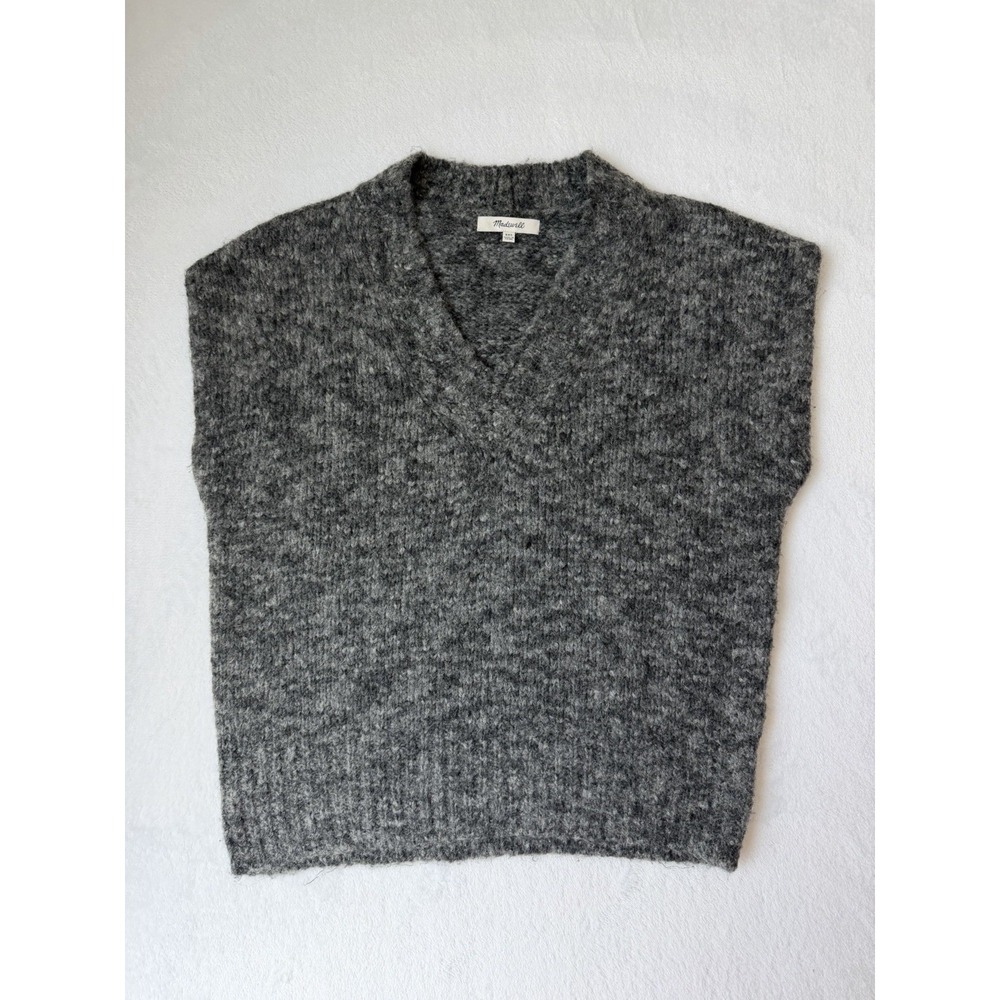 Madewell Woman's Grey Sweater Vest Size XXS